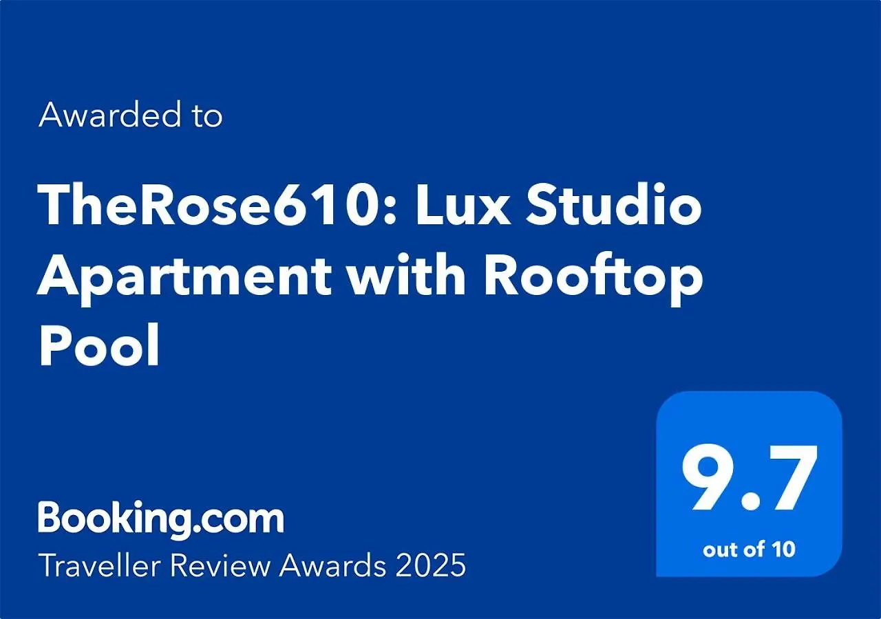 The Rose 610 - Lux Studio Apartment With Rooftop Pool Cape Town